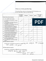 Student Self-Evaluation Sample