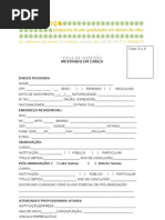 FICHA DE INSCRIÇÃO mestrado
