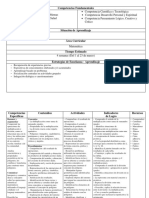 Planificación Mensual Matematicas Marzo