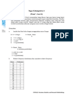 Tugas Kelompok Ke-3 (Week 7, Sesi 12) : STAT6123-Business Statistics and Research Methodology