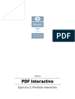 PUBLICACIONES ELECTRÓNICAS - TEMA6 - Ejercicio3: PDF Interactivo Portfolio