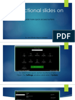 Instructional Slides On Quick Access