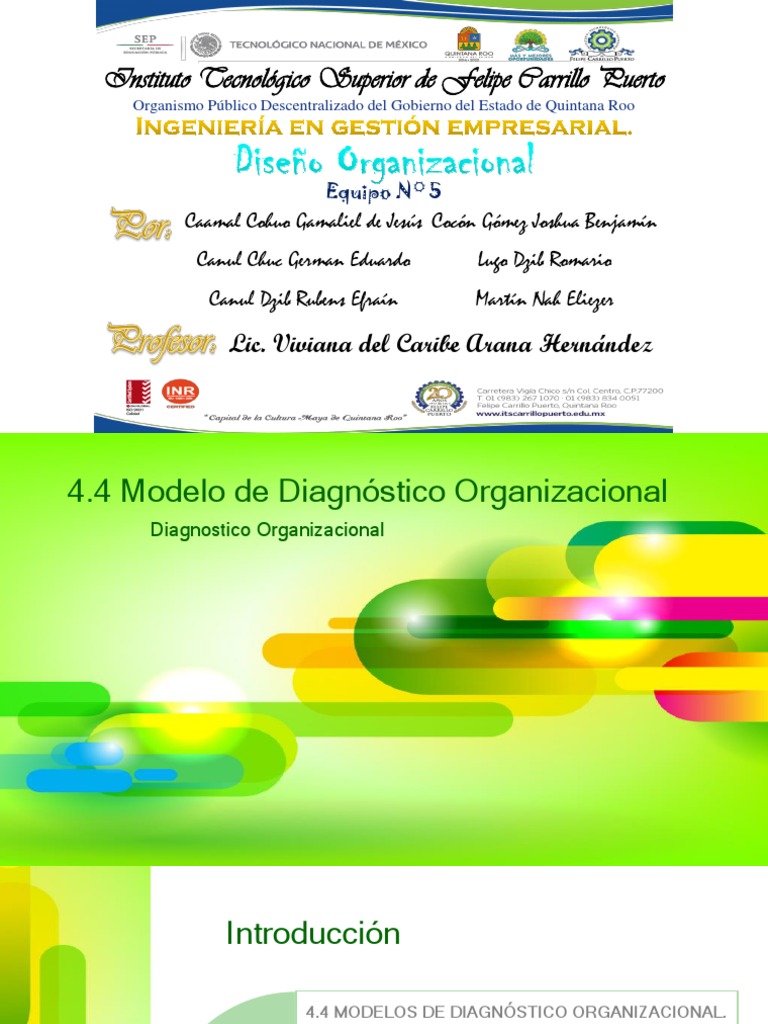Modelos de Diagnóstico Organizacional | PDF | Planificación | Gestión ...