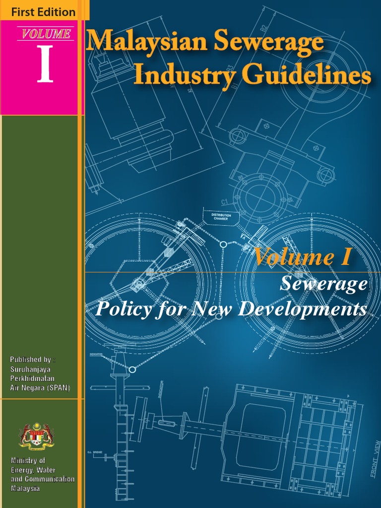 Malaysia Sewerage Industry Guideline Volume 1 PDF Sanitary Sewer Sewage Treatment