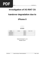 Investigation - of - 3G IRAT CS Handover Degradation Due To Iphone 5