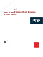 Using Oracle Database Cloud Database Schema Service