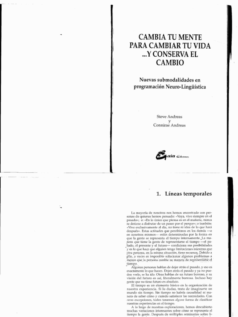 Cambia Tu Mente para Cambiar Tu Vida PDF | PDF