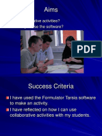 Why Collaborative Activities? How Do You Use The Software?