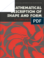 The Mathematical Description of Shape and Form