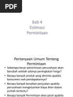 BAB 4 Estimasi Permintaan