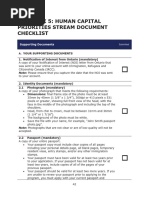 Oinp - Human Capital Docs Checklist