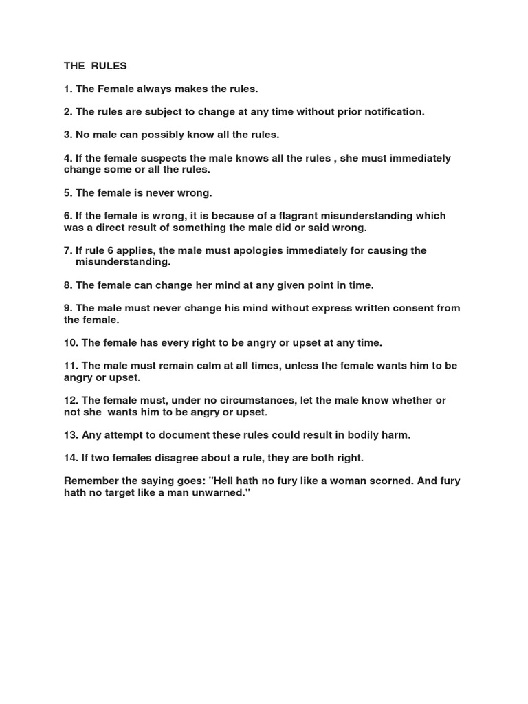 The Rules | PDF | Self-Improvement