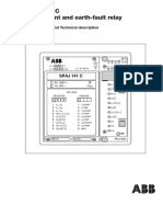 Overcurrent and earth-fault relay user manual