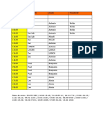 Horaires Cours Rob 4