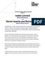 First Draft - Isabel Leonard and Steven Isserlis