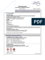 Safety Data Sheet Highlights Hazards