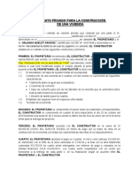 Modelo de Contrato de Vivienda Particular