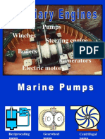 Pumps Winches Steering Engine Boilers Generators Electric Motors