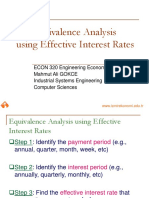 L9: Equivalence Analysis Using Effective Interest Rates