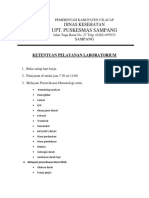 8.1.1 B Ketentuan Jam Buka Pelayanan