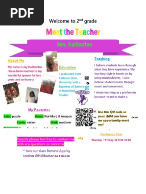meet the teacher