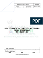 Guia de Manejo de Gingivitis Asociada A Placa Bacteriana