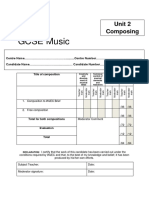 GCSE Music: Unit 2 Composing