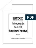 Manual de Mantenimiento y Operacion KW PDF