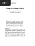 Determination of Electromagnetic Parameters of A New Metasurface Comprising of Square Loop