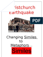 Christchurch Earthquake Similes To Metaphors