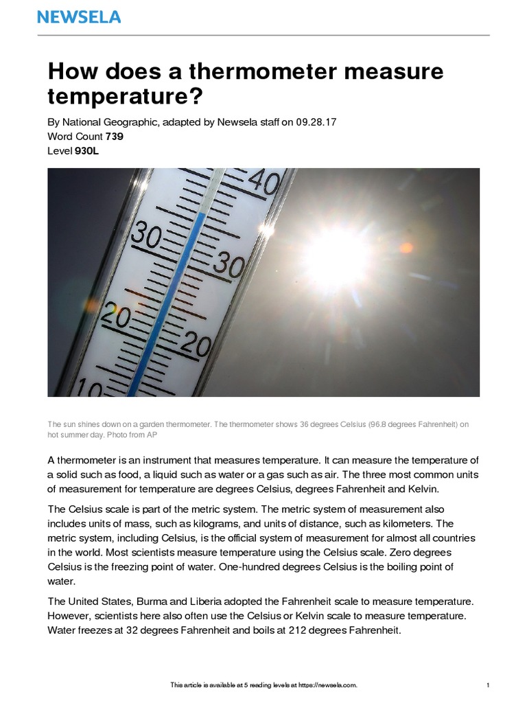 Thermometer Homework 930l PDF Thermometer Fahrenheit
