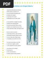 Acróstico A La Virgen María