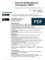 Civil Engineer PMP Mahmoud Abdelmaksoud 7Y PDF