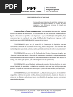 Recomendação do Ministério Público Eleitoral