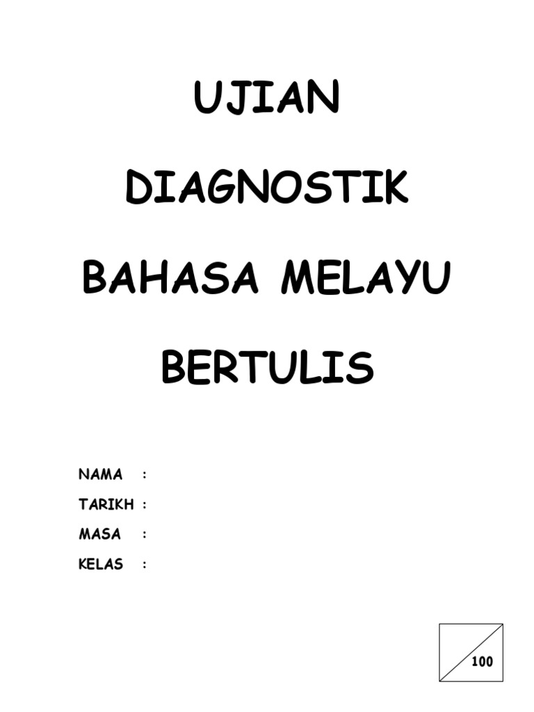 Ujian Diagnostik Oke Pdf