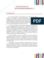 Convocatoria 2018 Revista Politikón