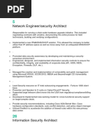 Network Engineer/security Architect