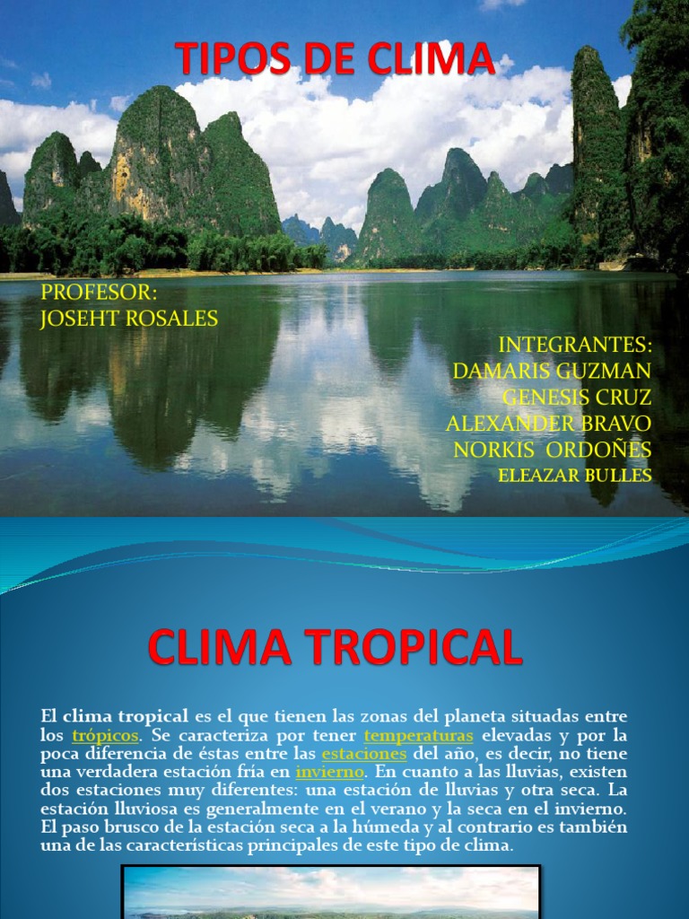 Tipos de Clima | Clima templado | Clima | Prueba gratuita de 30 días