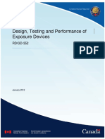 January 25 2012 RDGD 352 Design Testing and Performance of Exposure Devices e