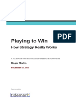 HBR Martin - Playing To Win - Executive-Summary