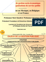 Le Modele de Gestion Socio-economique Dans Les Organisation de Services Public