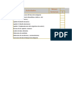 Cronograma de Actividades