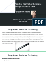 Edu 214 Adaptive or Assistive Technology 2femerging Technology 2finnovative Uses Presentation