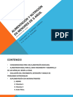 Nutricion en Menores de 5 Años