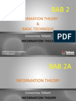 CH2 Information Theory Basic Technique