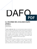 Análisis DAFO PDF