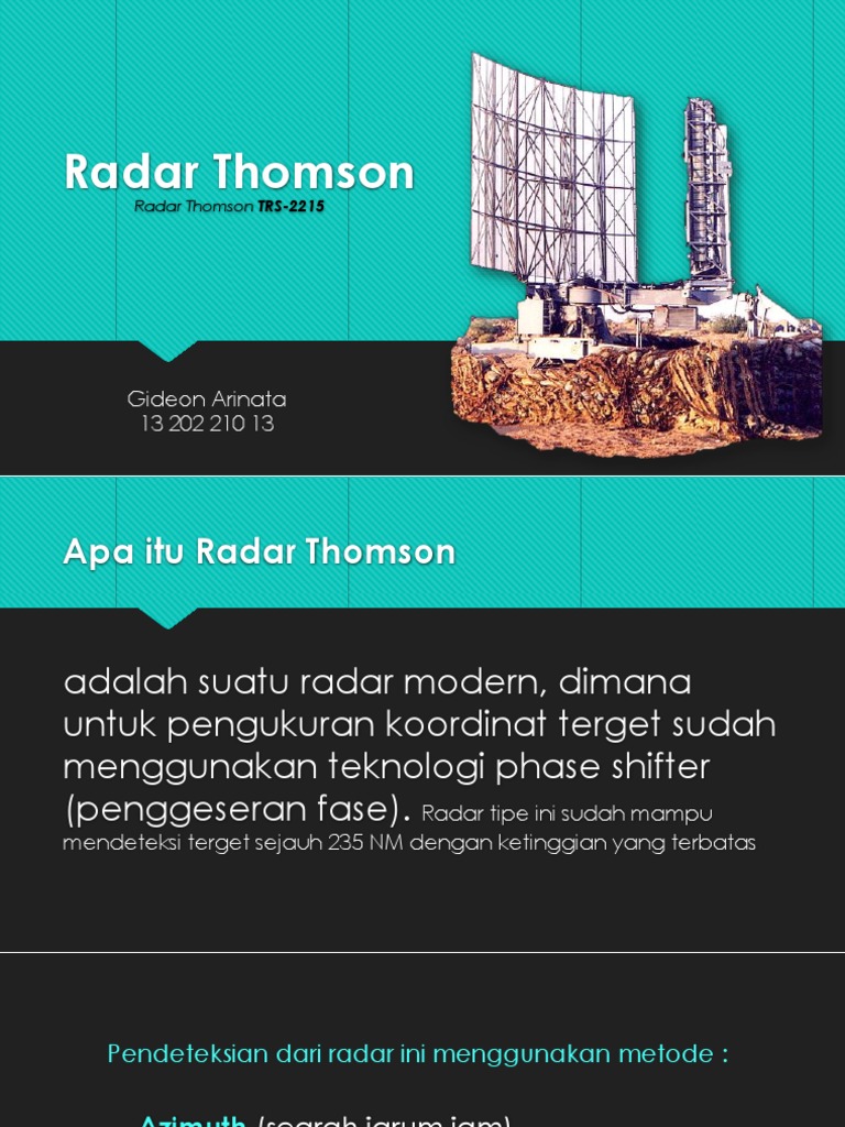 Radar Thomson