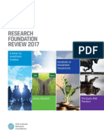 CFA Research Foundation Review 2017 - Primer For Investment Trustees