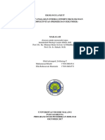 Makalah - Konsep Anggaran Energi Dan Efisiensi Ekologi Dan Pruduktivitas