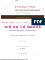 Proyecto Dia de La Madre La Magia Del Saber PDF